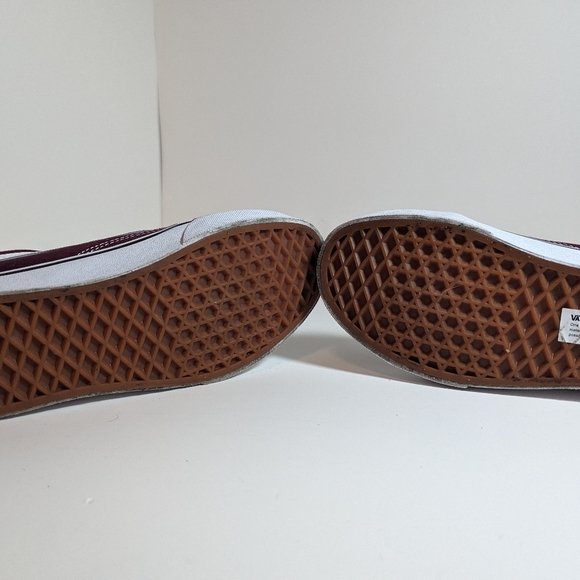 Black & Maroon Old Skool Vans - Picture 2 of 5